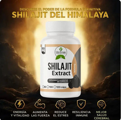 SHILAJIT 120 CÁPSULAS | ¡Máxima potencia en tu mejor momento!