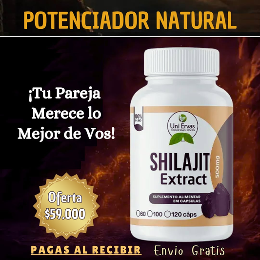 💥 Shilajit Puro – Mayor Rendimiento en el Ya Tu Sabes...
