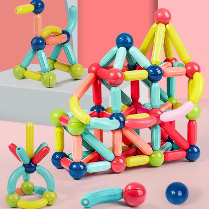 Set de +90 Bloques Magnéticos para Niños ¡Aléjalos de las Pantallas sin esfuerzo!