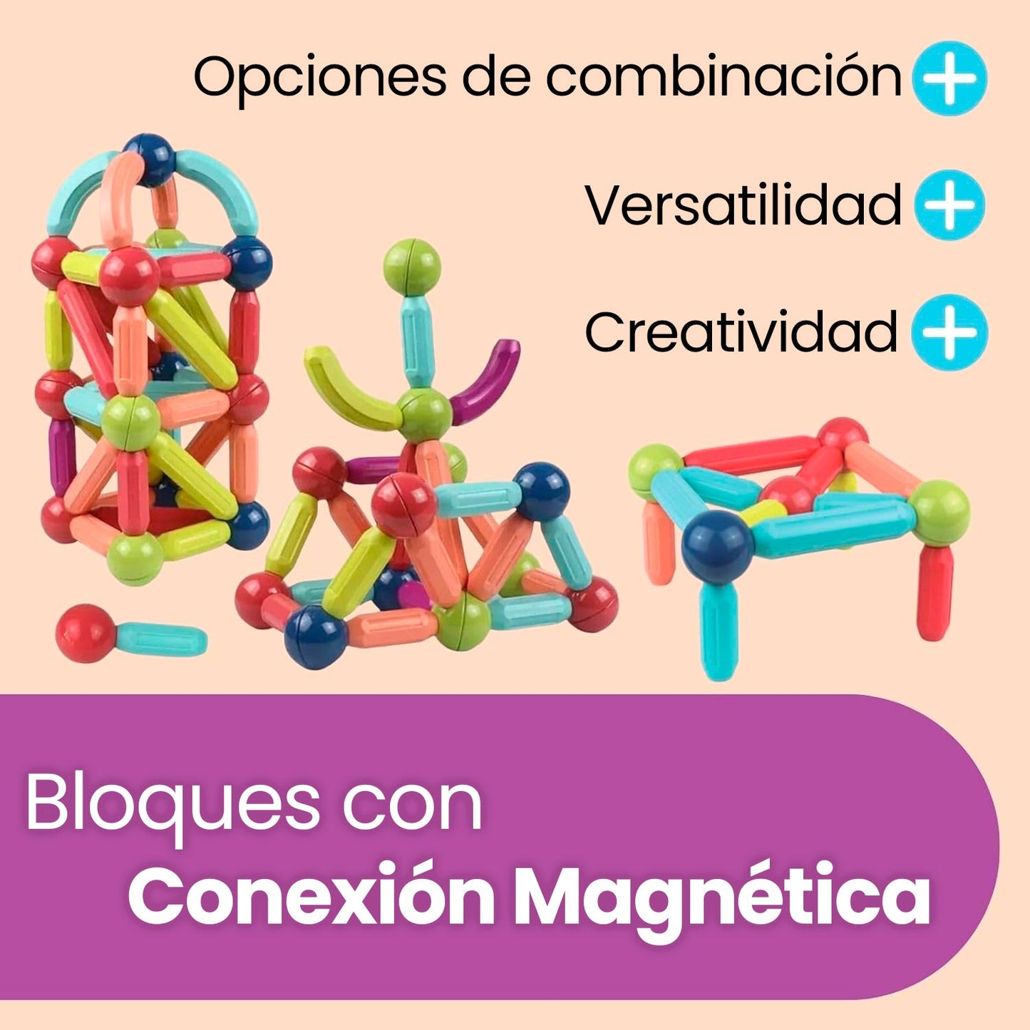 Set de +90 Bloques Magnéticos para Niños ¡Aléjalos de las Pantallas sin esfuerzo!